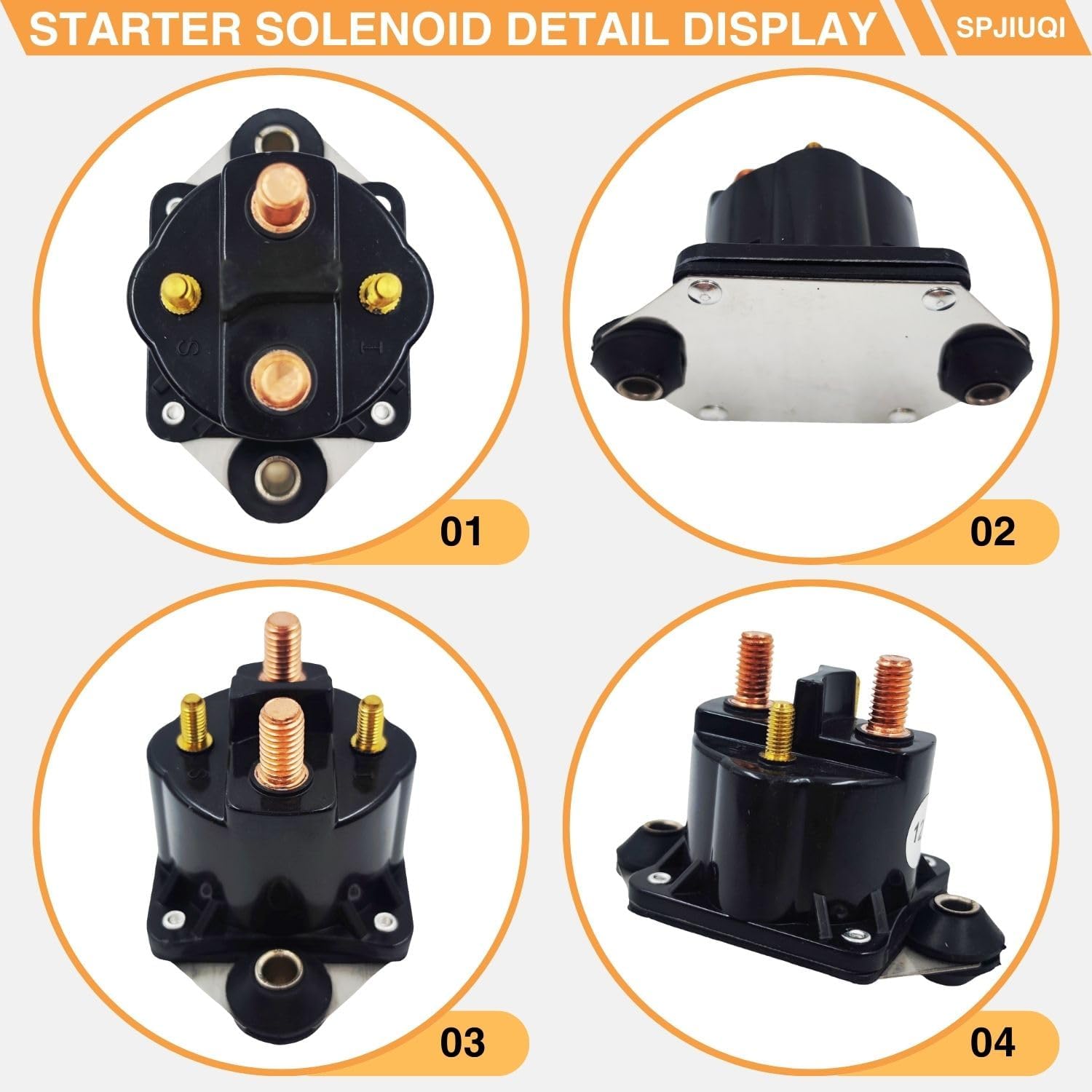 89-817109A3 89-817109A2 89-817109A1 12V Starter Solenoid Relay for Mercury Marine Outboard 40 50 75 90 120 V135 V225 V250 V150 V175 V200 V225 V250 Force Marine 40 50 75 90 120 J&N 240-22131
