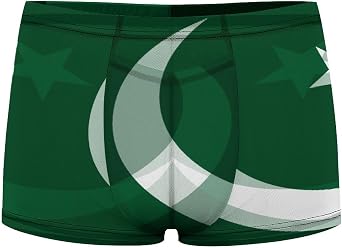 Pakistan Flag Mens Boxer Shorts Sexy Underwear Panties