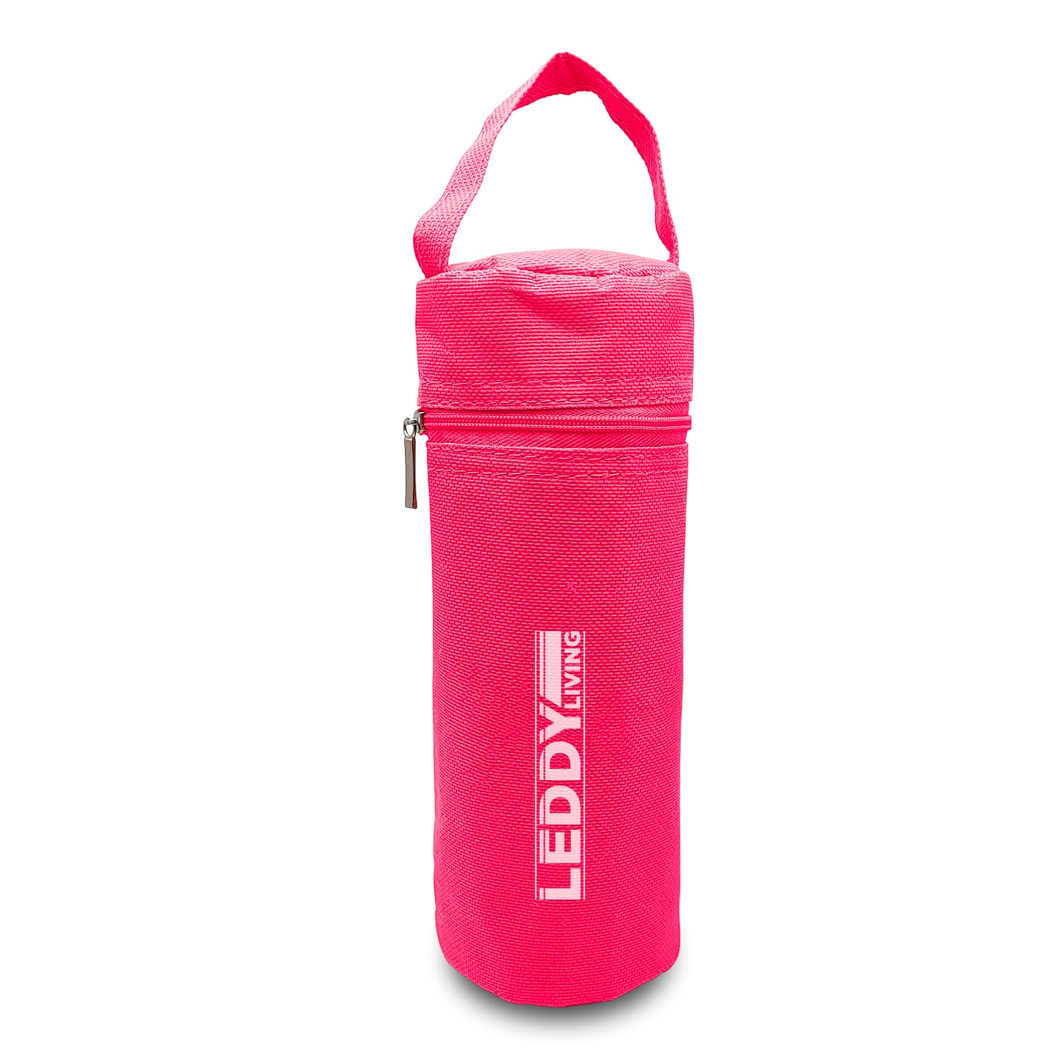 Leddy Living Porte-bouteille thermique 500 ml demi-litre | sac 1/2 l Thermos 0.5 isolant pour canettes | fermeture éclair de haute qualité | idéal pour les sports et les activités de plein