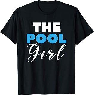 El equipo de reparación de piscinas de nadador Pool Girl Camiseta