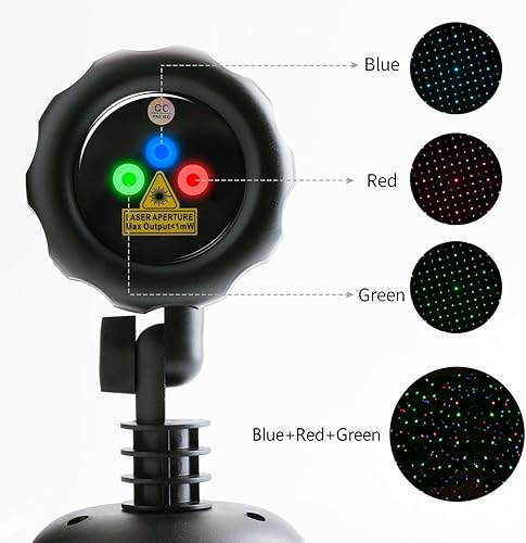 Miniatura 8 de LedMall Proyector de luces de jardín de Navidad con láser de luciérnaga