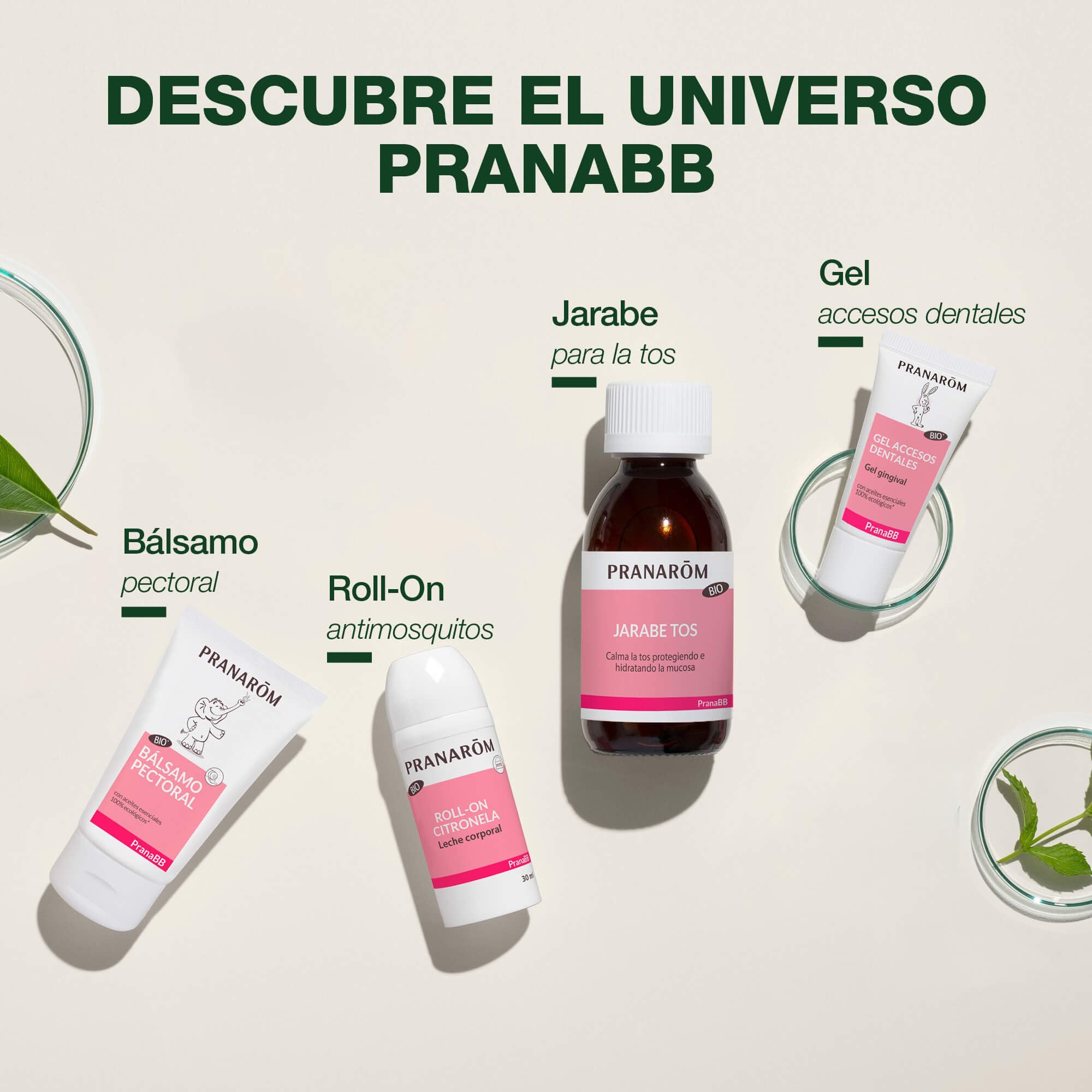PRANARÔM PranaBB Roll-On Antimosquitos BIO – Protección 7 Horas – Repelente Natural con Aceites Esenciales Orgánicos – Uso Familiar – 30 ml