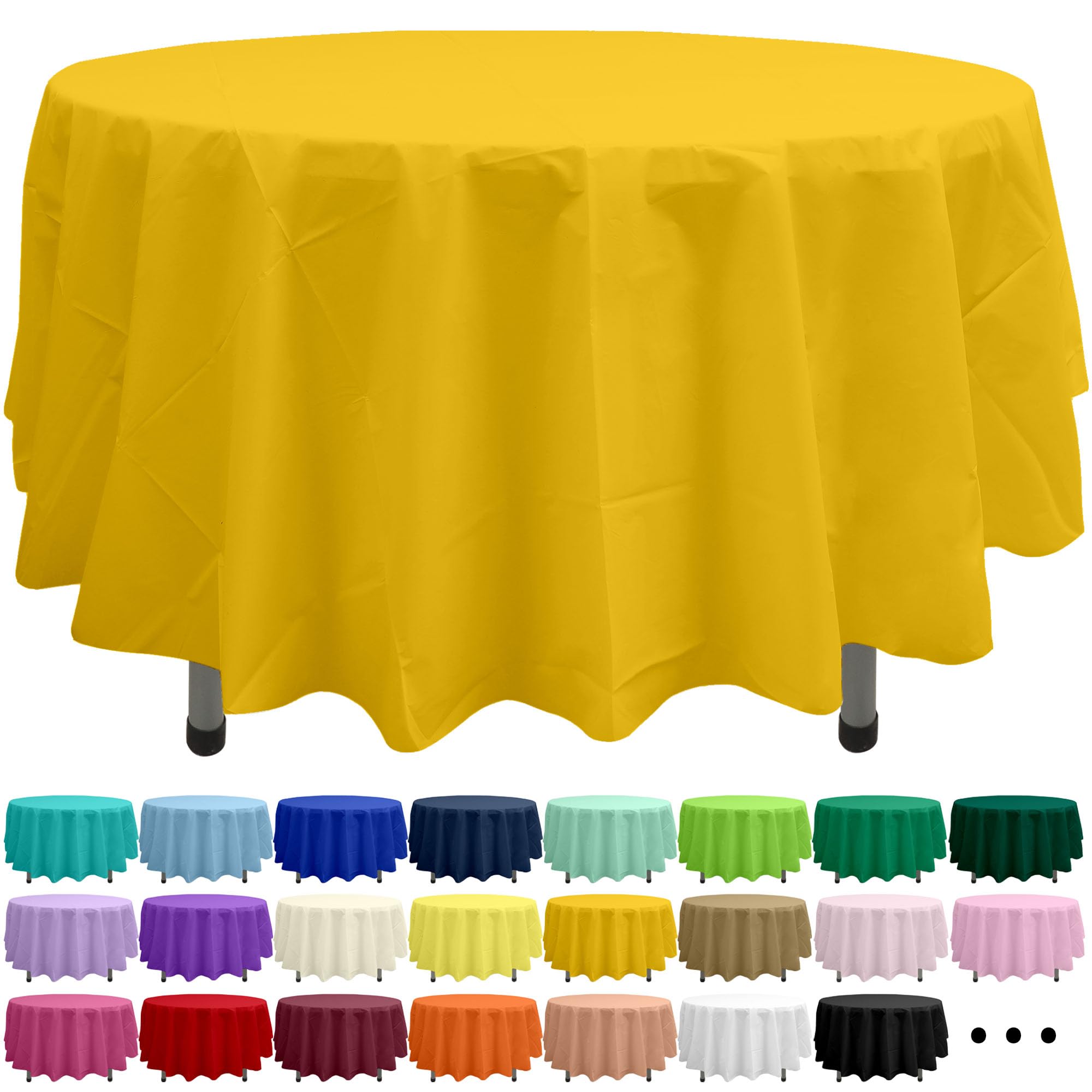 Party Ulyja Blush Pink 2 Pack Plastic Tablecloth Rectangle 54 x 108 Inches Disposable Pale Pastel Pink Reusable Table Covers for Dining, Birthday, Wedding, Picnic, Event and Outdoor Use — view 21