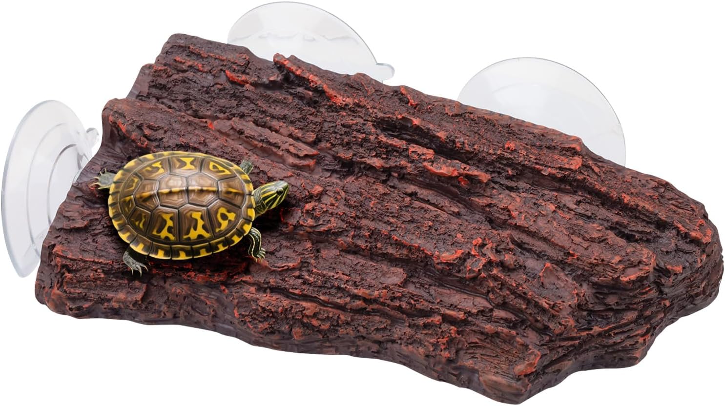 Basking Platform for Aquatic Turtles, Rock Suction Cup for Aquarium | Turtle Enclosure Accessories, Turtle Hammock, Tortoise Resting Terrace for Bearded Dragons Frogs Newts