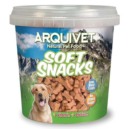 Arquivet Soft Snacks para Perro Huesitos Salmón Pack 6 x 800 g