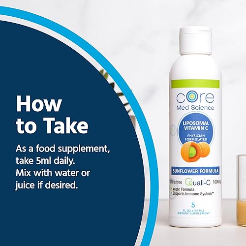 Miniatura 10 de Liposomal Vitamina C de Core Med Science - 1000 mg - 5 onzas líquidas - Fórmula original - Suplemento de vitamina C - Fabricado en Estados Unidos