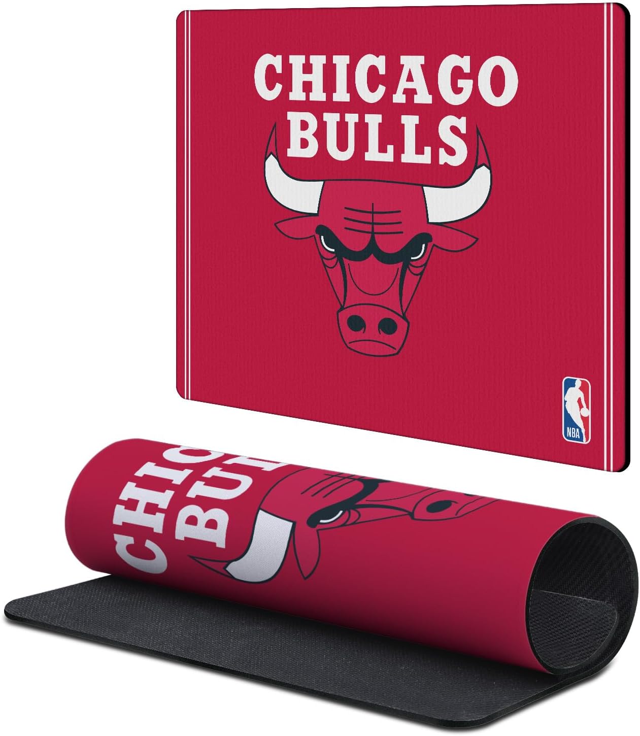 Head Case Designs Officially Licensed NBA Red Design Chicago Bulls Logo 9.84 x 11.81 x 0.12 inches (250 x 300 mm) - S Gaming Office Desk PC Keyboard Mouse Mat Pad