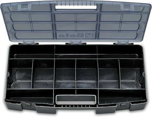 Miniatura 5 de Beta C41H - Cofre de herramientas de metal con dos módulos, caja de herramientas de metal desmontable, asas telescópicas, color negro
