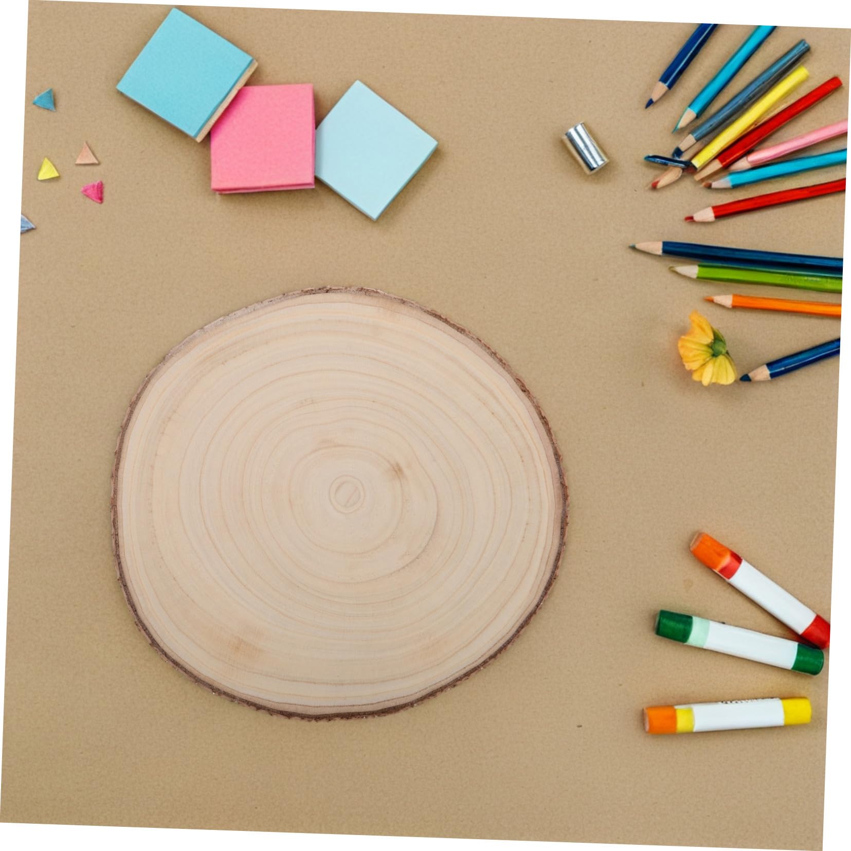 Gatuida 2pezzi Fette di Albero Rustico Naturali Dischi di Tronchi Grezzi Trucioli di Legno per Decorazioni di Matrimoni Forniture per Artigianato Natalizio Cerchi di Legno per Pittura