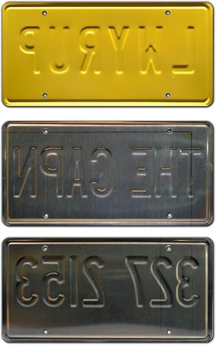 Miniatura 2 de Breaking Bad | LWYRUP + The CAPN + 327 2153 | Matrículas estampadas de metal