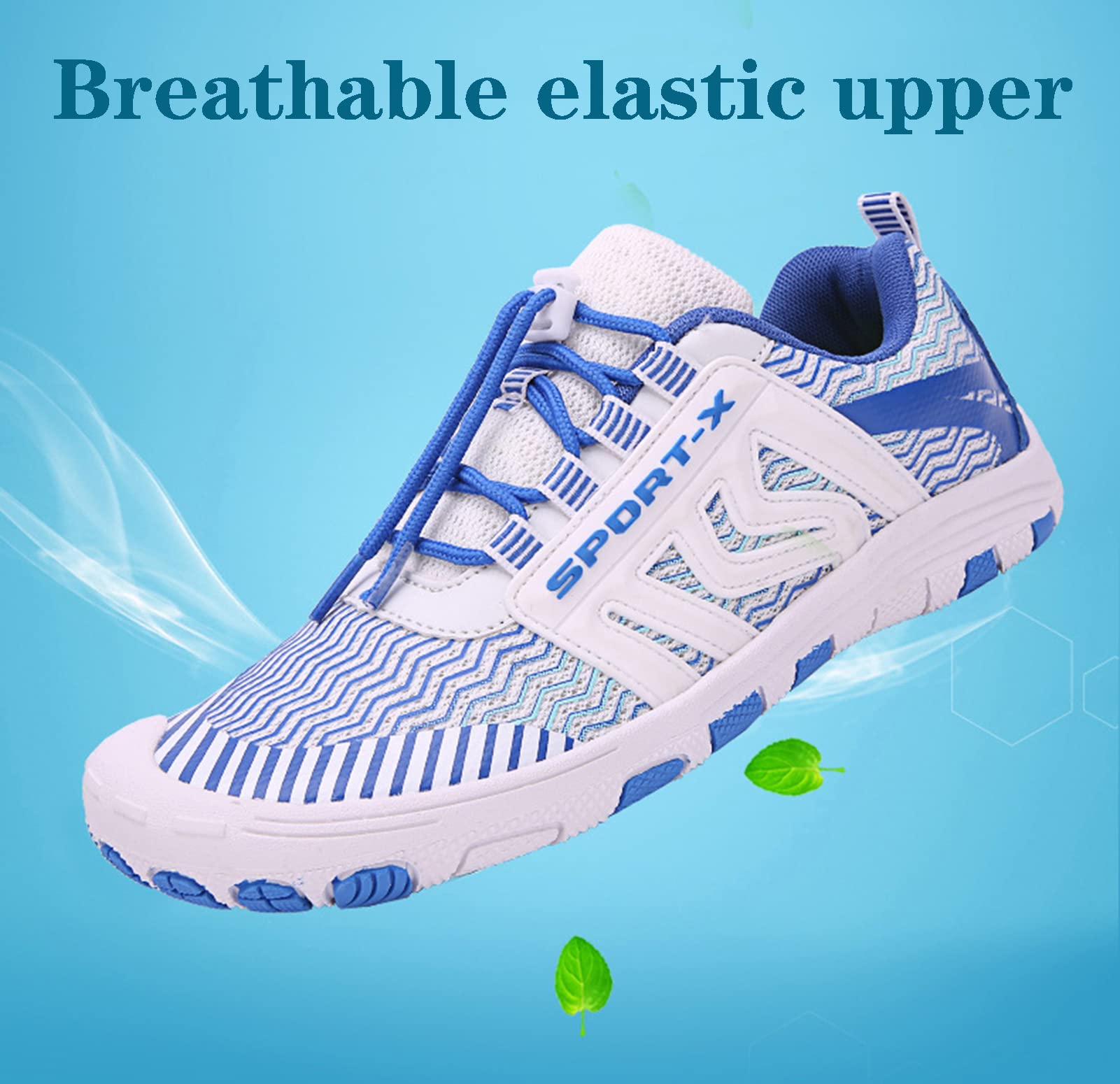 Zapatos Acuáticos Zapatos De Playa para Mujeres Zapatos De Baño para Hombres Descalzos Ropa De Buceo para Mujeres Piscina Antideslizante Zapatos De Vela De Secado Rápido Zapatos Ligeros