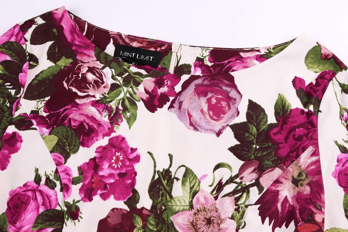 MINTLIMIT Women's 1950 Vintage Retro Rockabilly Dress Cocktail Party Prom Swing Dresses with Pockets - Image 6