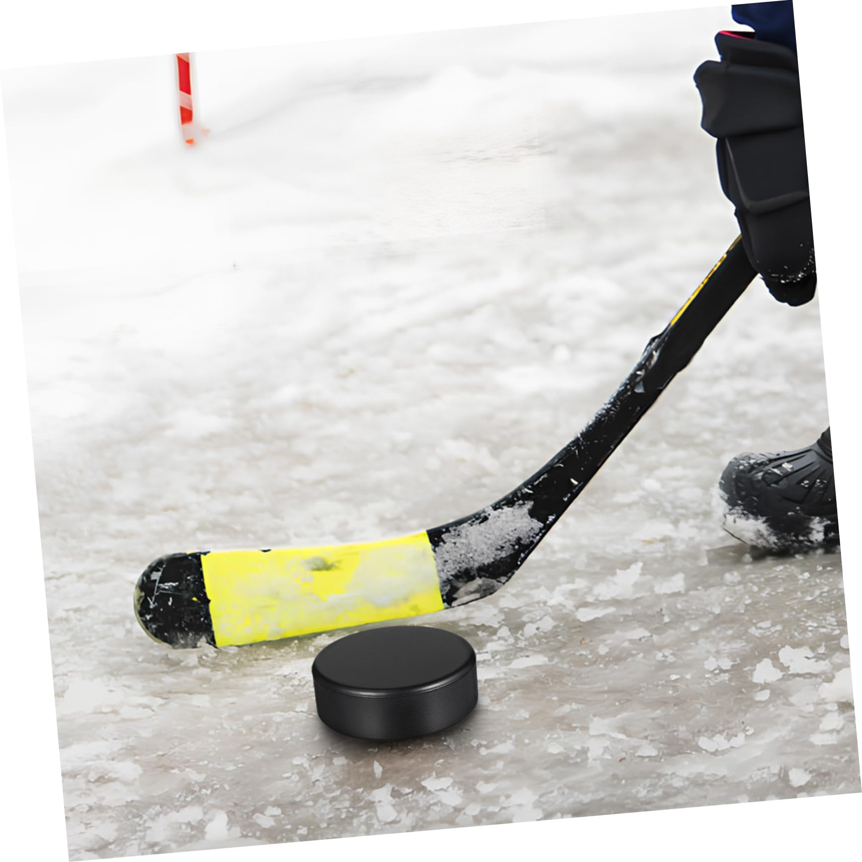 Palet Pièces De Hockey Sportif De Rondelle De Hockey Rondelle De Hockey sur Air Hockey sur Rondelles Orange Rondelles De Hockey pour Enfants Black Unité Centrale