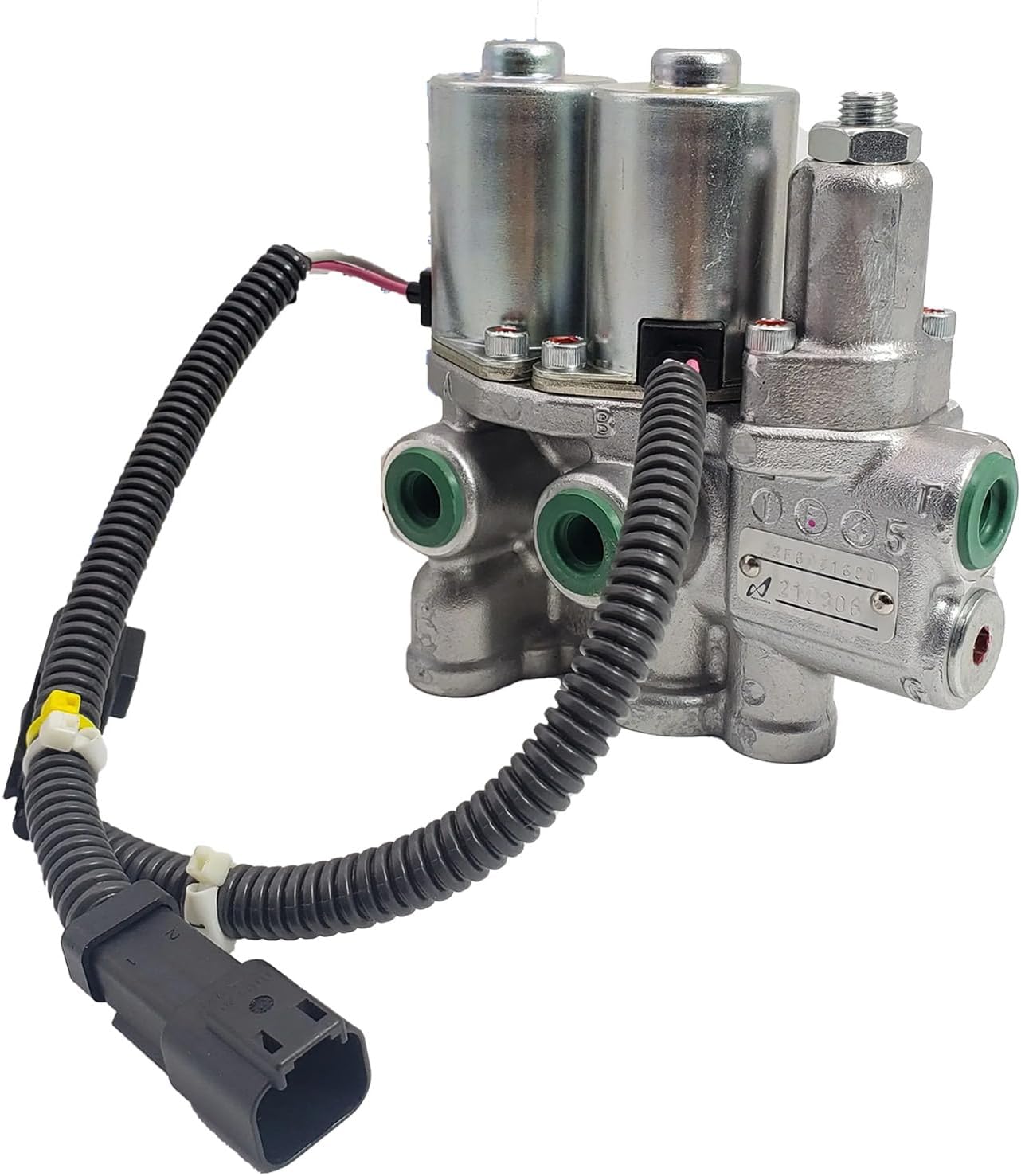 Main Pump Solenoid Valve Assembly 22F-60-21201 22F60-21201 22F6031600 22F-60-31600 For Komatsu Excavator PC18MR-2 PC18MR-3 PC35MR-