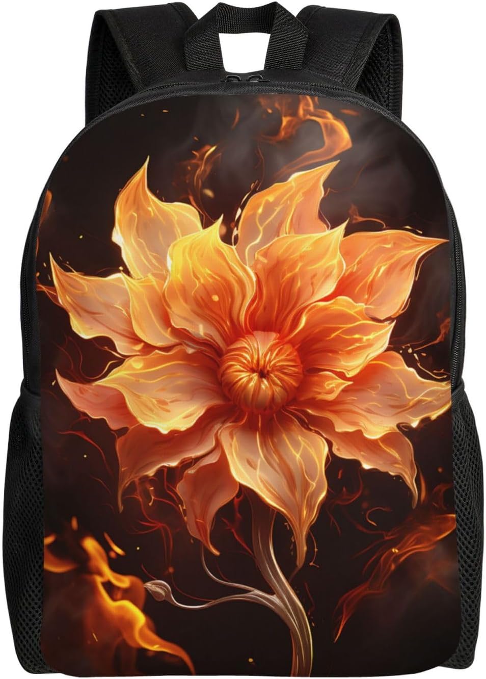 OUSIKA フレームフラワーバックパック カジュアル トラベル デイパック 軽量 ラップトップバッグ ラップトップバックパック レ
