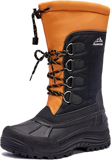ALEADER Men's Insulated Waterproof Winter Snow Boots