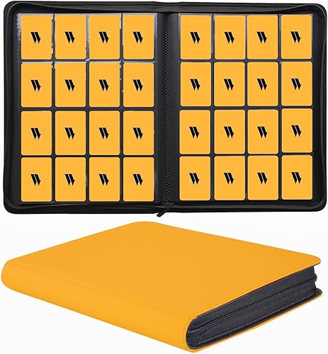 Miniatura 8 de Carpeta para tarjetas de 16 bolsillos, más de 1000 carpetas de tarjetas coleccionables con cremallera de alta calidad, álbum de bolsillo de doble