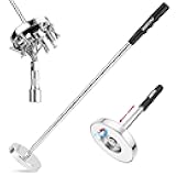 Telescoping Magnetic Sweeper Pickup Tool: Strong Magnet Pick up Nails Screws and Metal Parts Nut Bolts Steel Iron Parts Finder 35LB Pull Capacity Retractable 8.6