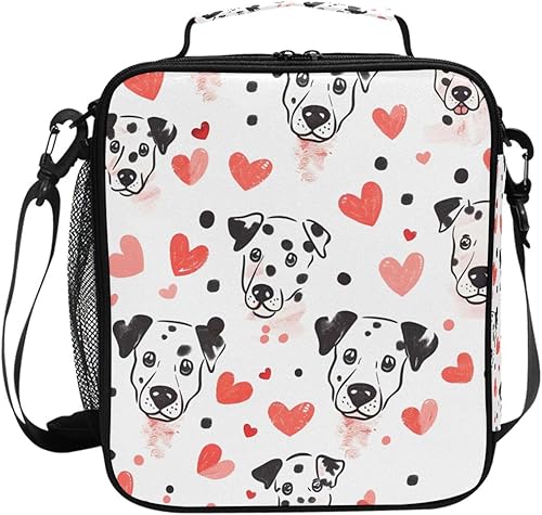 Vista 38 de Lonchera con diseño de caballo de girasol para niñas, bolsa de almuerzo aislada para niños, correa de hombro congelable para la escuela y la oficina