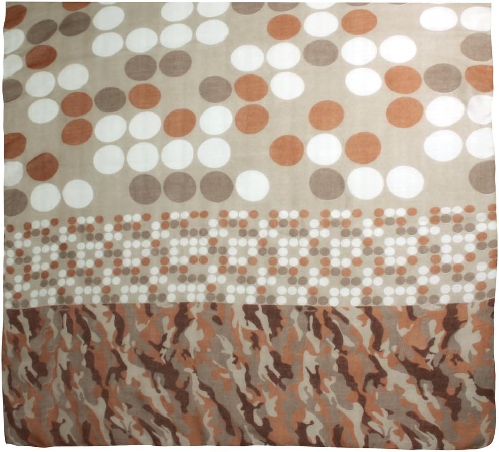 Large Small Polka Dots Long Scarf Shawl Sarong