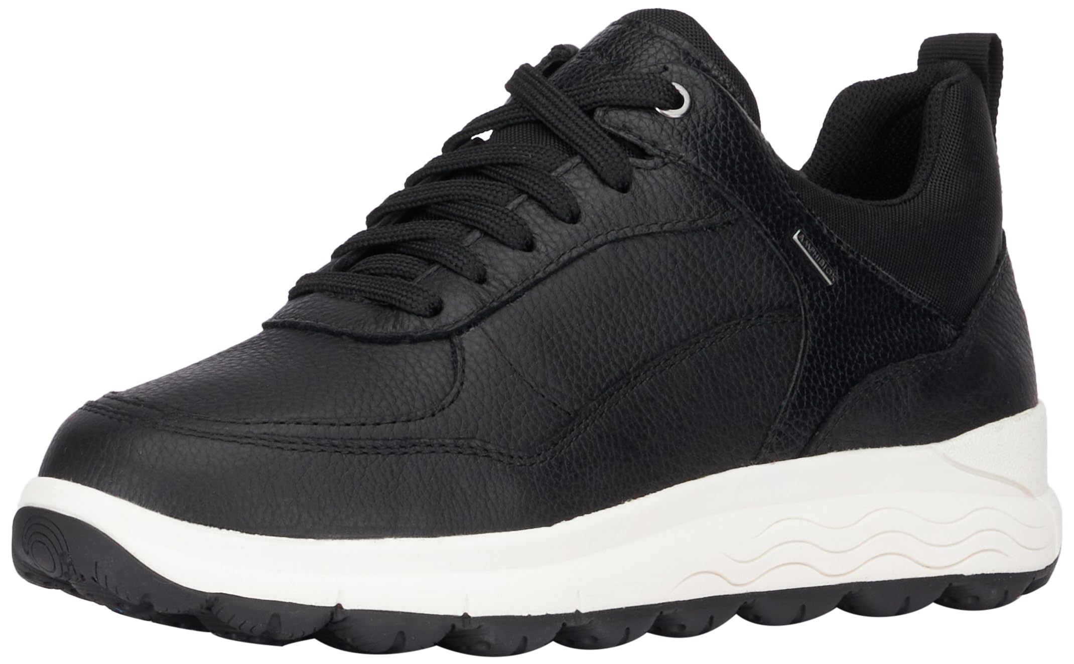 Geox Women's D Spherica 4x4 B ABX Sneaker, Black, 5 UK