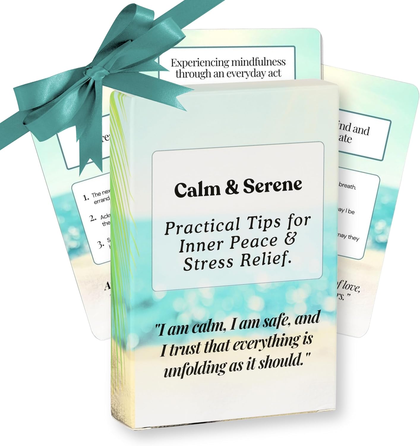 Positive Daily Affirmation Cards for Men and Women 50 Exercises & Affirmations for Anxiety and Stress Relief, Healing Activities, Tools & Management Techniques, Mental Health Support, Self-Care