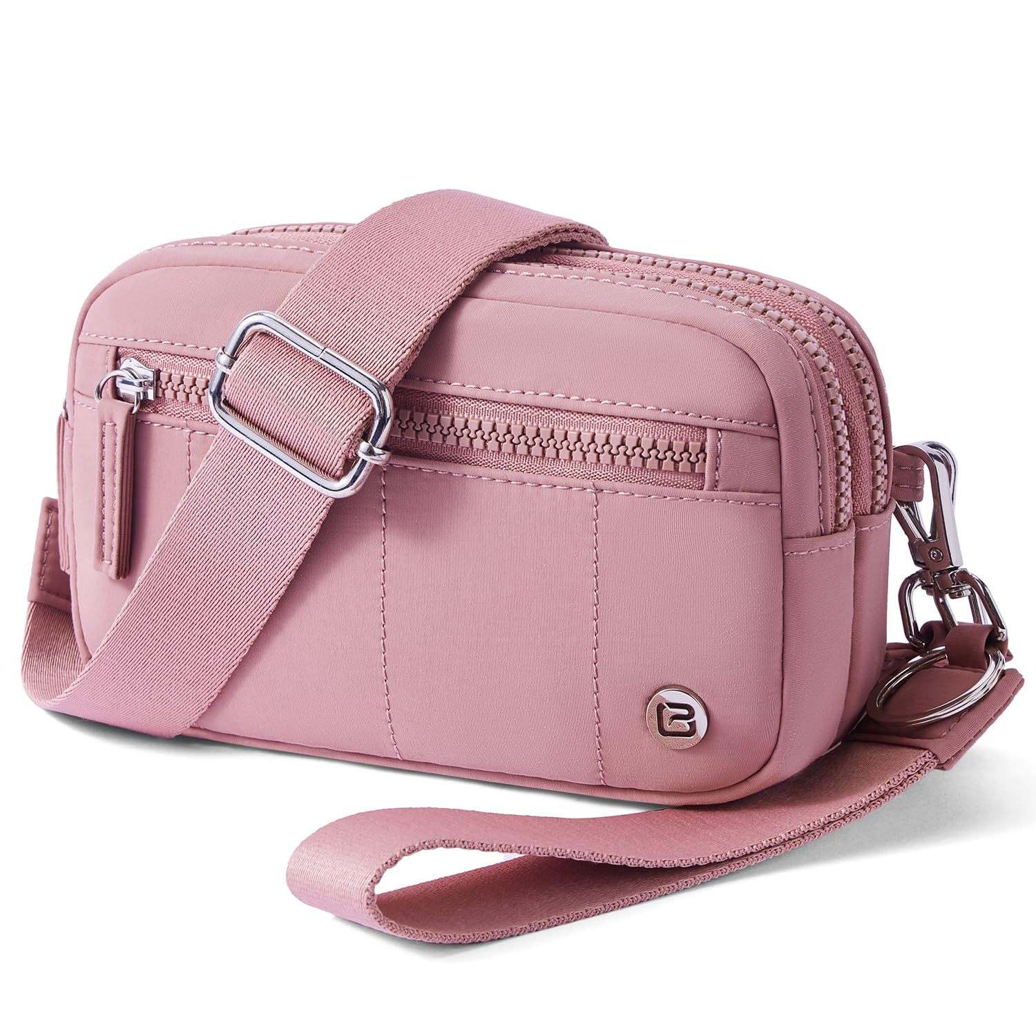 POIUGOYA Small Nylon Crossbody Bags for Women, RFID Wristlet Wallets