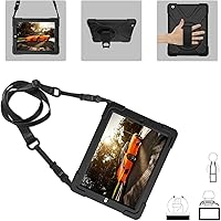 Vista 8 de ProCase Funda resistente resistente para iPad 2 3 4 (modelo antiguo), a prueba de golpes 360 grados giratoria Kickstand Funda protectora para iPad