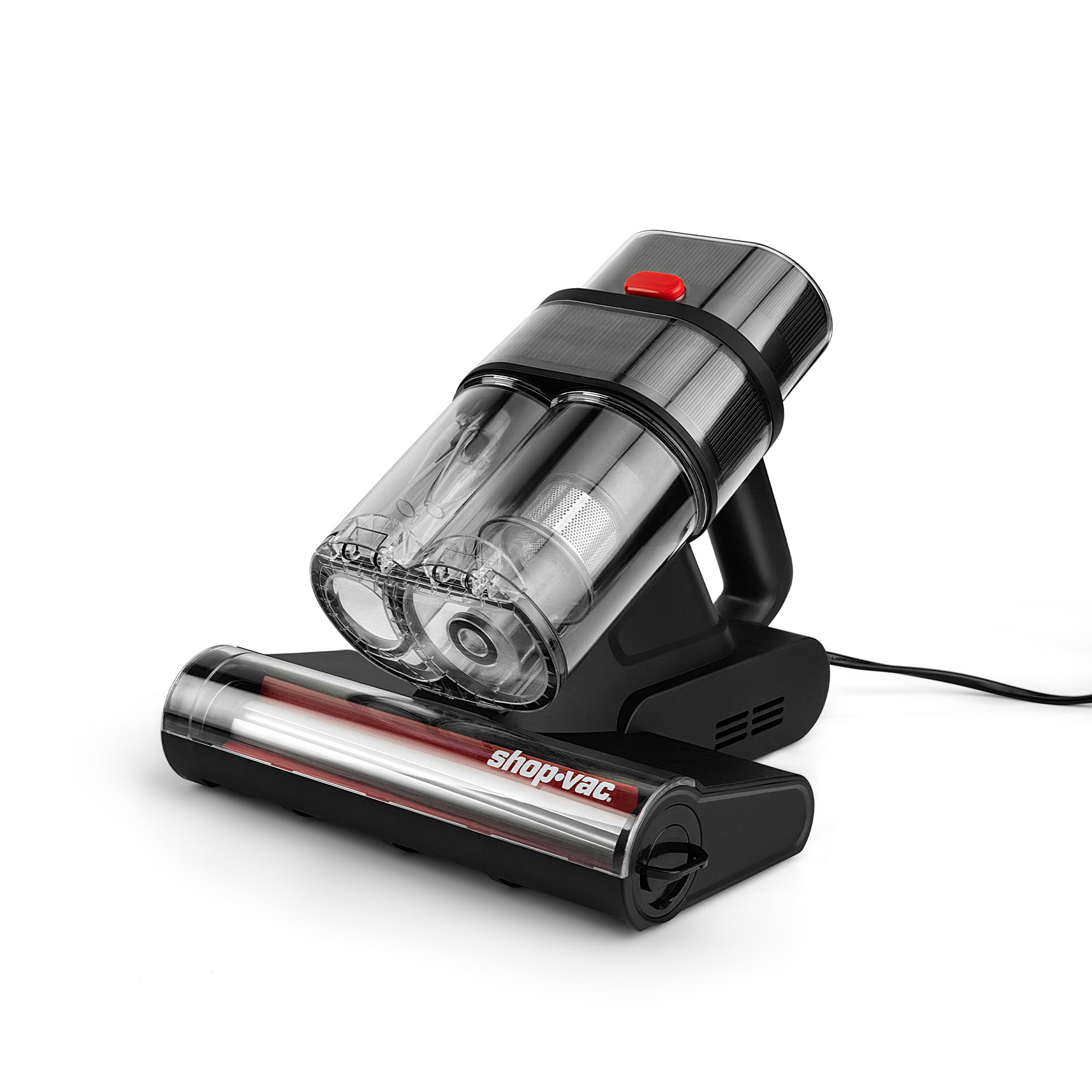 Shop-Vac Mattress Vacuum Cleaner 14KPa Powerful Bed Vacuum with 253 7nm UV-C Light 36960 RPM Min Tapping HEPA
