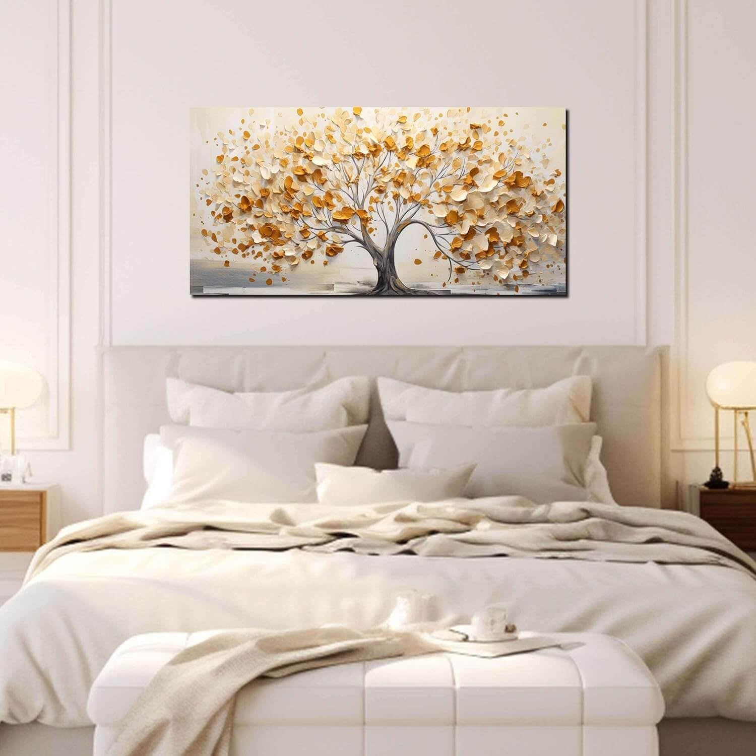 Rxrpexjke Tree of Life Pictures for Living Room Canvas Wall Art Large Artwork Canvas Wall Decor Ready to Hang Artwork Print with Frame Modern Wall Art Decorative Painting Size 20x40