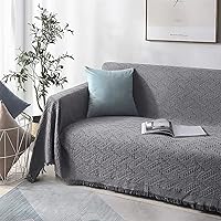 Vista 7 de RHF - Funda de sofá de diseños geométricos, para sofá de 3 cojines, ideal para sala de estar y como protectores de sofá para perros