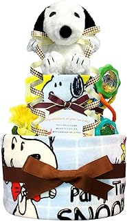 KanonBabys おむつケーキ 男の子 女の子 出産祝い 赤ちゃん 誕生日 ベビーシャワー ギフト 2段 Sサイズ snp3011