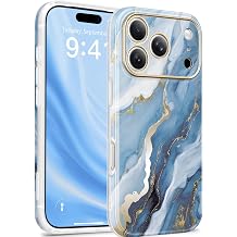 GVIEWIN for iPhone 17 Pro Case Compatible with MagSafe Marble Slim