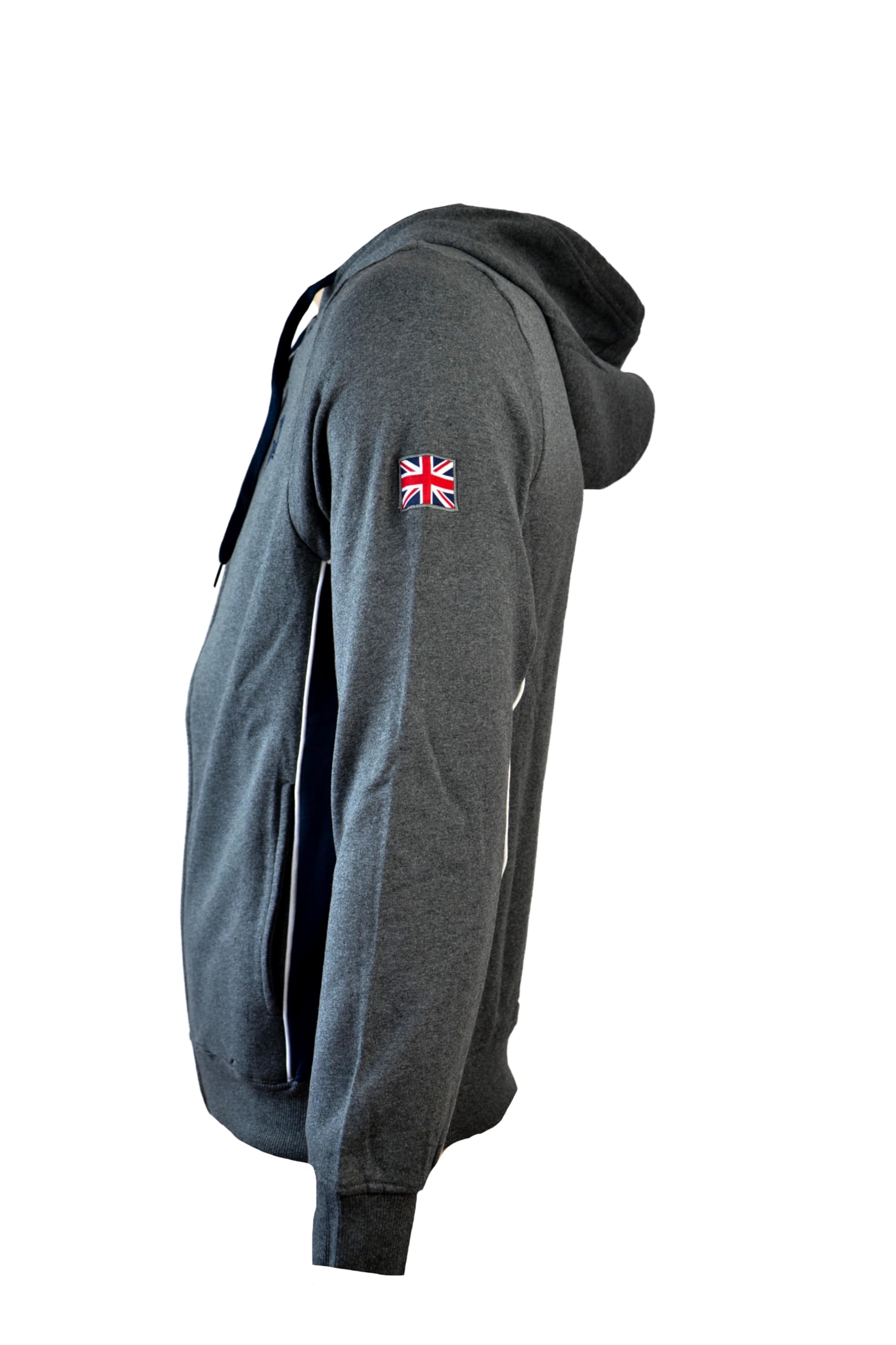 Lonsdale Sleeve Sudadera con Capucha Hombre