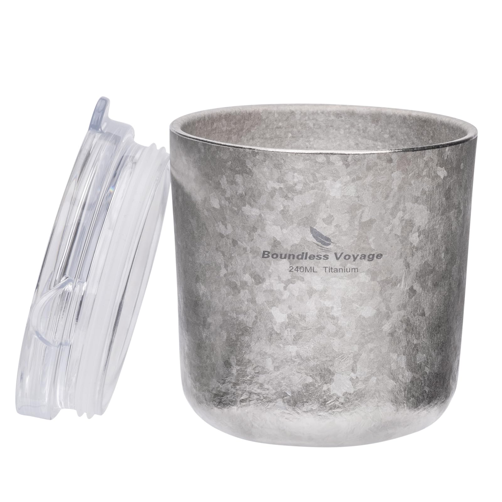 Tasse en titane Boundless Voyage : partagez la chaleur d'un bivouac authentique en rando