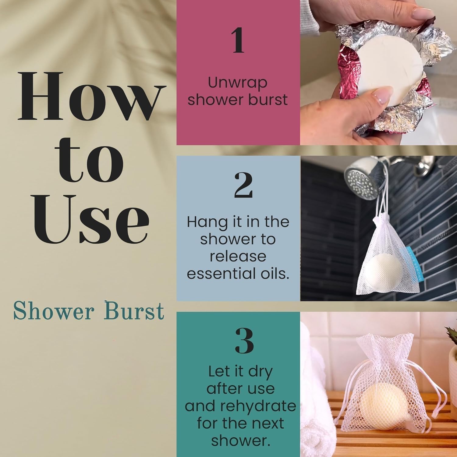 hydraAromatherapy Healing Shower Burst