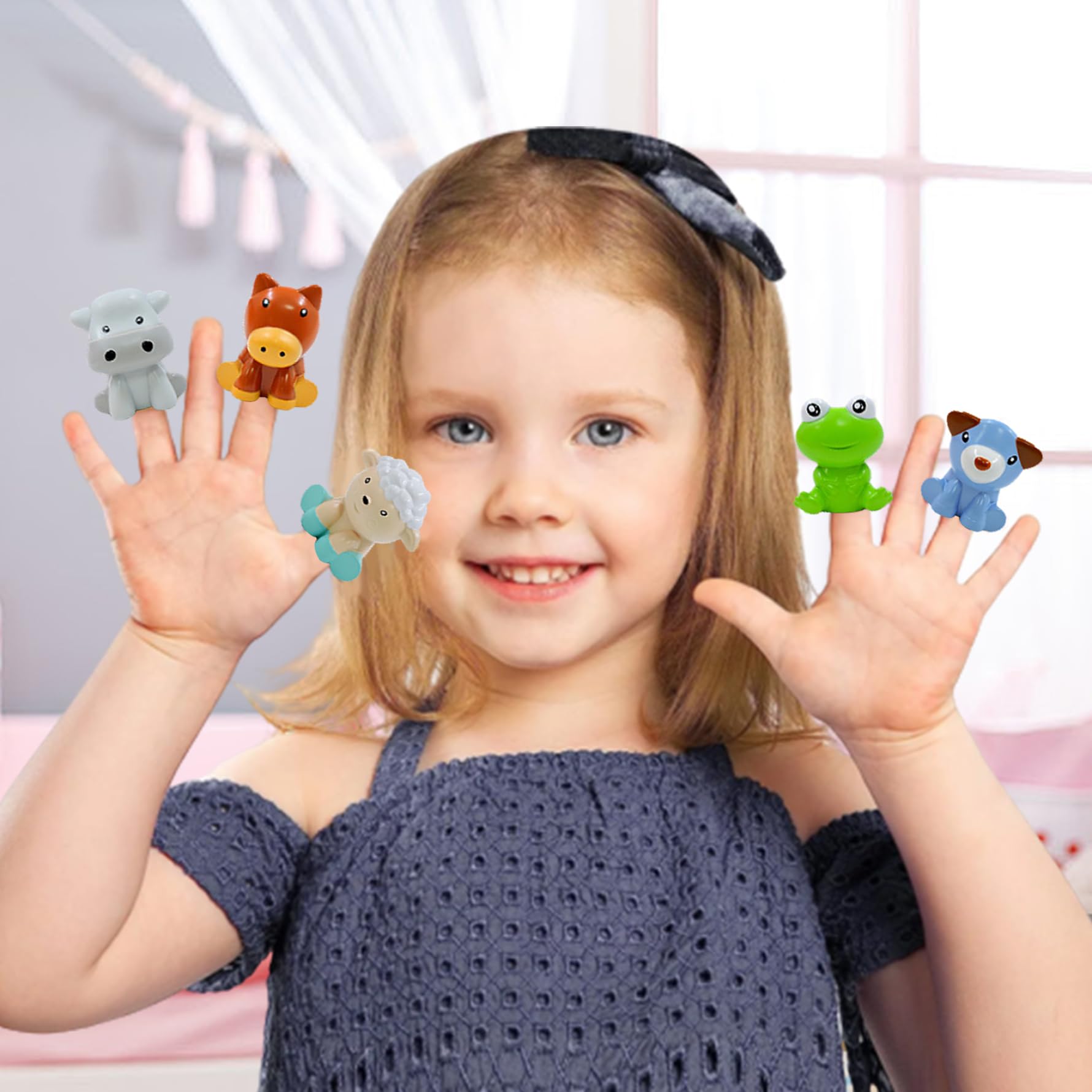 Juguetes de Animales de Granja para bebés, 20 Unidades/Juego, Dibujos Animados numerados, Vibrantes, Juguetes de Aprendizaje para niños pequeños, Lindo Desarrollo, cumpleaños de Granja para Padre.