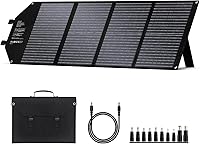 Vista 1 de 100W Panel solar portátil para estación de energía generador, iPhone, Galaxy, tabletas, cargador solar plegable con USB QC 3.0/USB C/18V DC, paneles