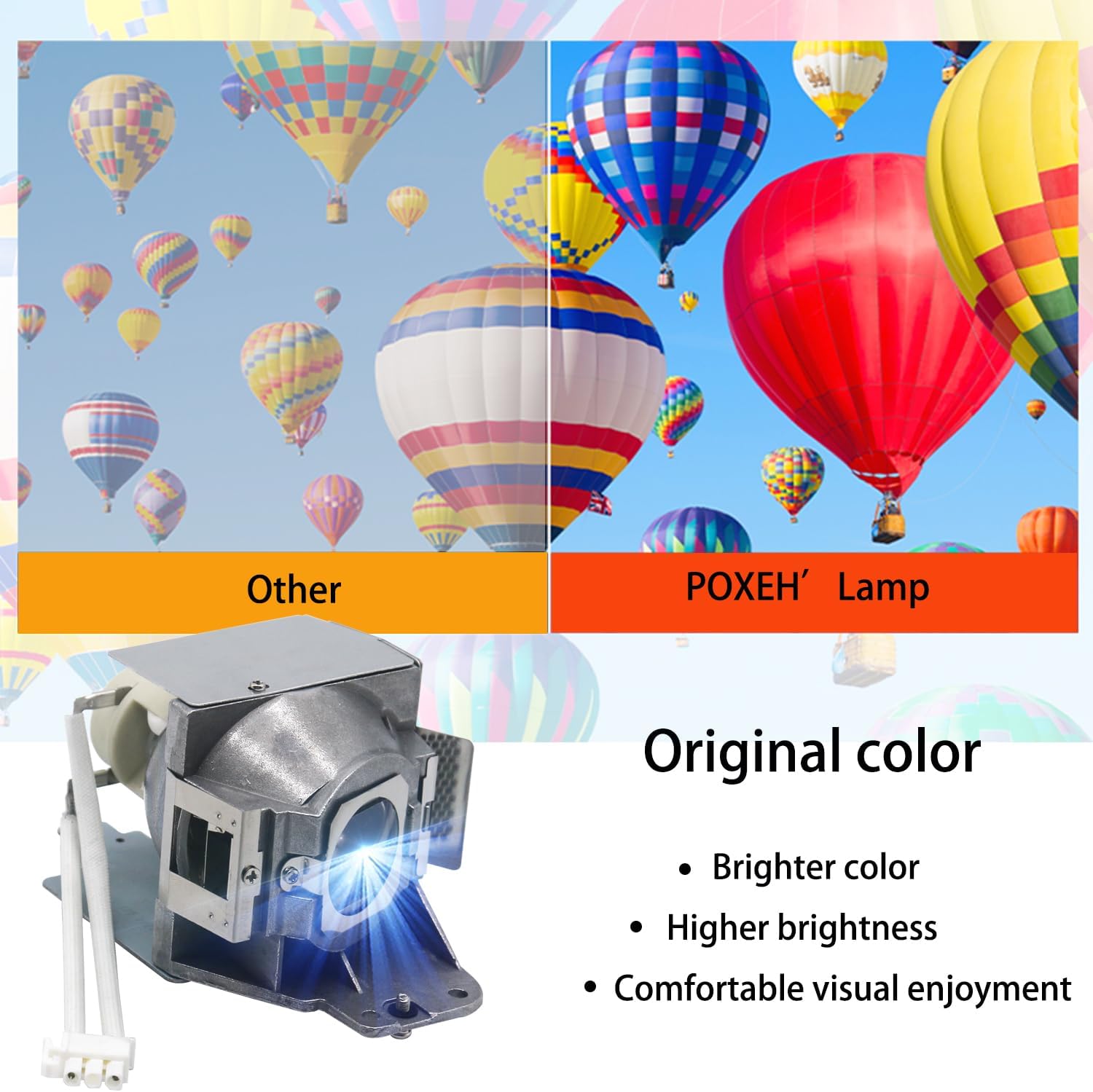 A+ Quality RLC-079 Replacement Projector Bulb Lamp for VIEWSONIC PJD7820HD PJD7822HDL VS14937 for ACER P1500 H6510BD with Housing