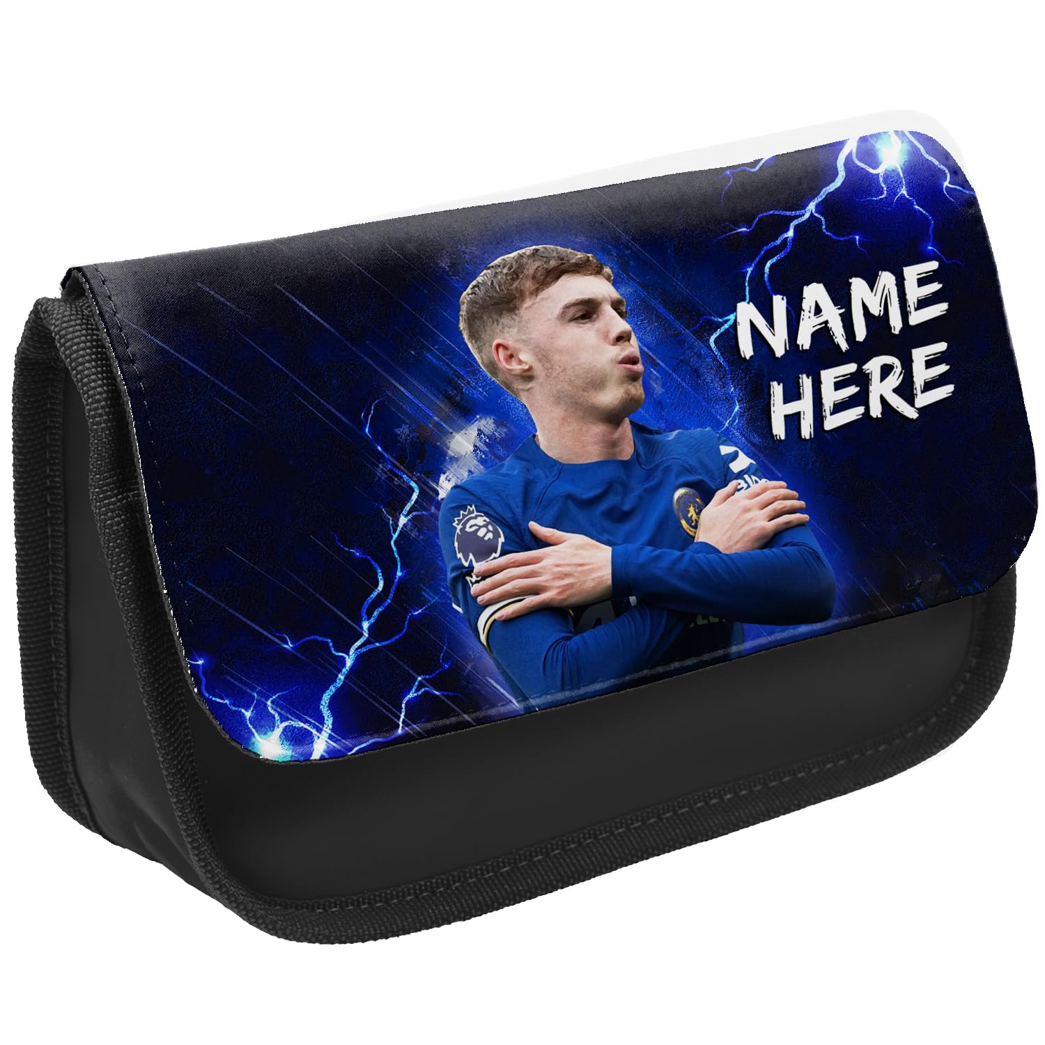 KRAFTYGIFTS Personalised Palmer Pencil Case Football Legend Chelsea School Pen Bag Boys Footballer Stationary Gift NLP83