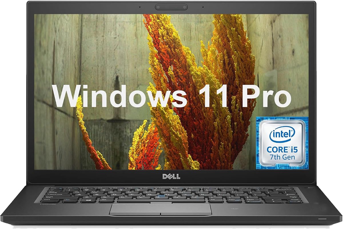Computadora portátil empresarial Dell Latitude 7480 Win11 pro, portátil 7480 de 14 pulgadas, Dual Core i5-7th de 2,6 GHz a 3,5 GHz, 16 GB de RAM, 256 GB SSD (renovado)