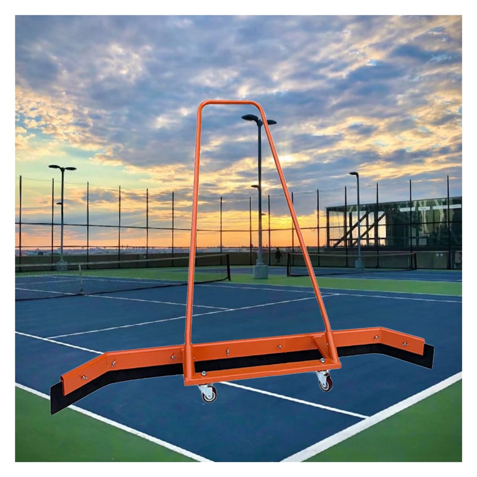 Escoba para quitar agua de suelo, aleación de aluminio, para canchas de baloncesto, voleibol, mango de 95 cm