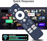 Vista 4 de Control remoto de voz de repuesto G10 para MECOOL KM7 Plus S905Y4 Android TV Box R-C-OHS-C008 Anker Nebula 4K Streaming Dongle, para Onn Strong
