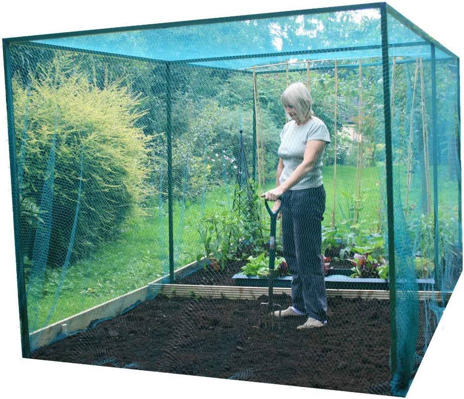 GardenSkill Walk In Fruit Cage with Bird Netting - Heavy Duty Large Crop Vegetable and Plant Cover (2m x 2m x 2m high)
