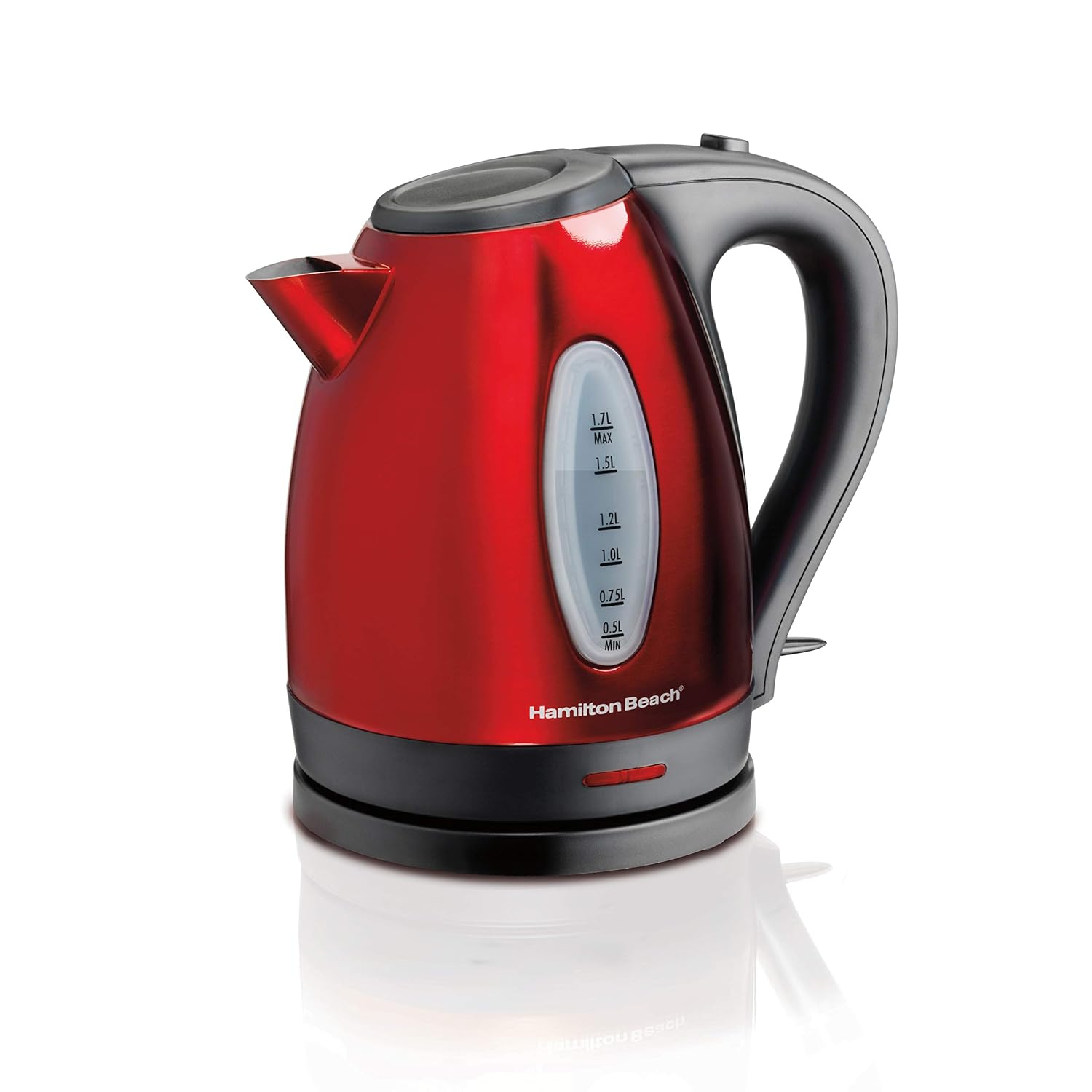 Hamilton Beach Electric Tea Kettle, Water Boiler & Heater, 1.7 Liter, Cordless Serving, 1500 Watts for Fast Boiling, Auto-Shutoff and Boil-Dry Protection, Stainless Steel (40880), view 10