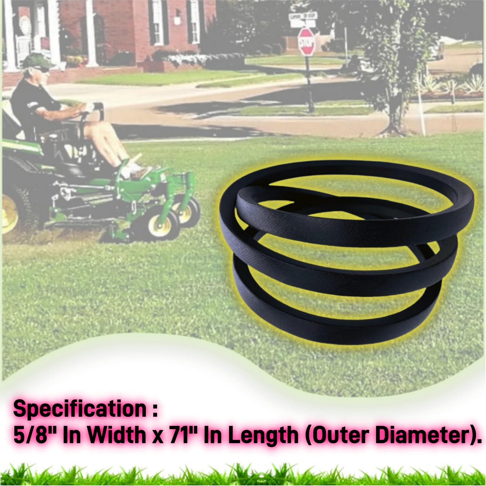 Unterer Antriebsriemen Für MTD, Cub Cadet, Troy-Bilt Rasenmäher – Ersetzt 754-04249, 954-04249 – Passend Für LT3800, LT4200, TB42 & Mehr