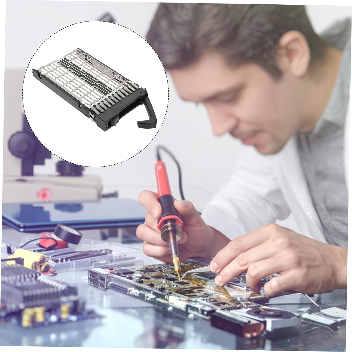 NUOBESTY Hard Drive Tray for Compatible Server Models Black and Easy Installation Included Screws Style