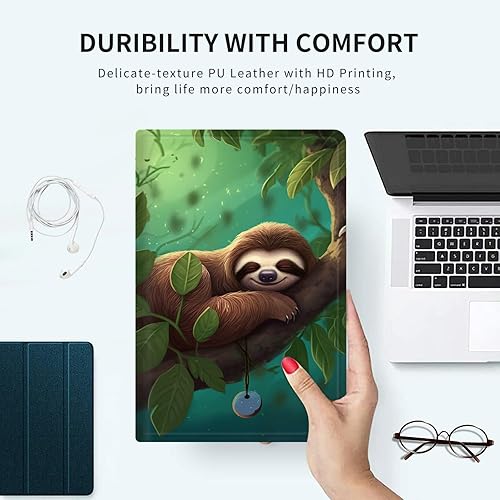 Vista 13 de Funda para Kindle de 6 pulgadas (11.ª generación, versión 2024/2022) delgada de piel sintética, ajustable, multiángulo, Smart Shell con función