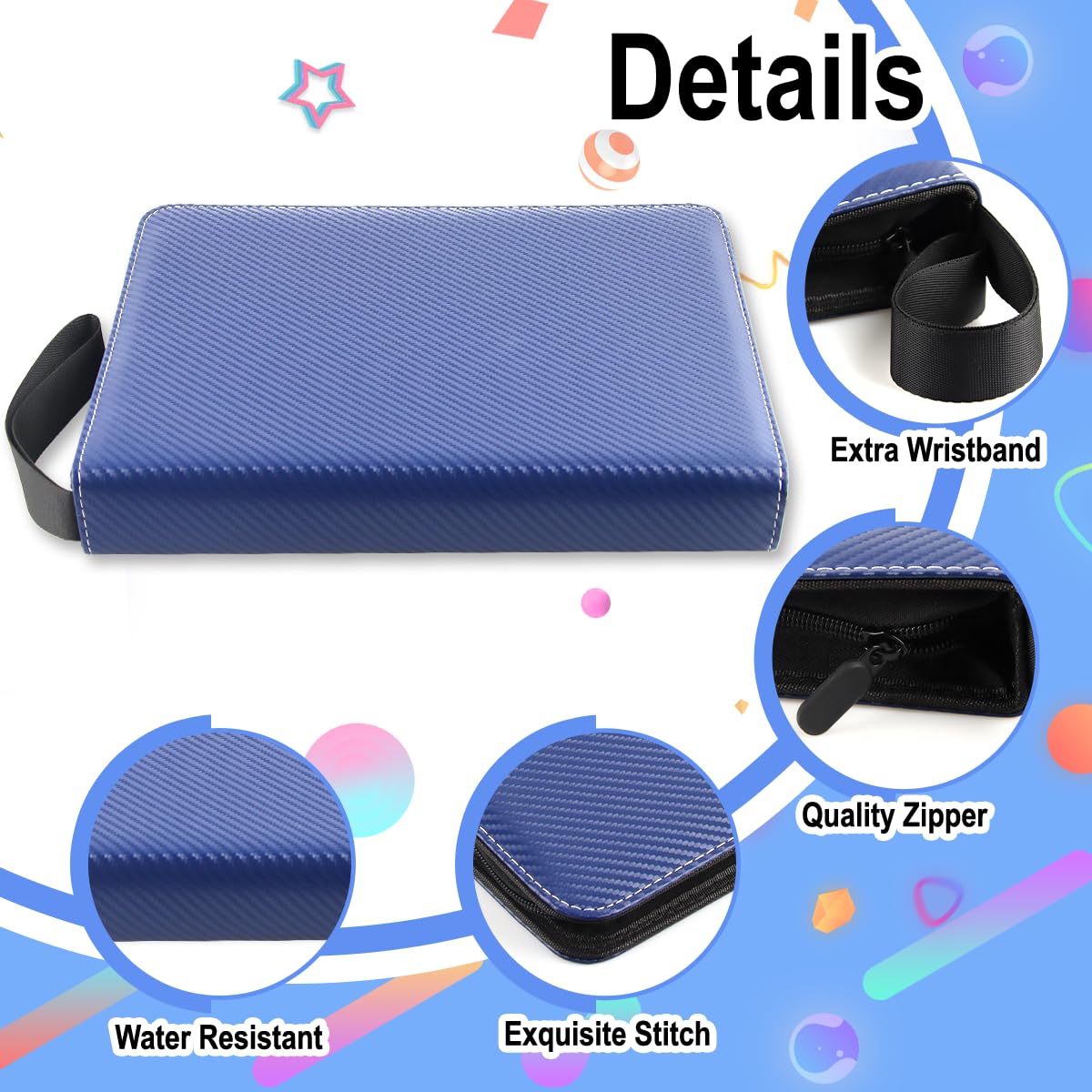 Classeur Carte, Simboom 900 Pochette Classeur pour Cartes à Collectionner Album de Carte 50 Pages Classeur Range Carte pour YU-Gi-Oh/MTG Magic/GX EX /Vmax/Ninjago Carte Classeur Carte, Simboom 900 Pochette Classeur pour Cartes à Collectionner Album de Carte 50 Pages Classeur Range Carte pour YU-Gi-Oh/MTG Magic/GX EX /Vmax/Ninjago Carte