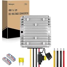 Nilight 48V to 12V Voltage Converter 240W 20A Waterproof | Regulator Step Down to 12VDC Waterproof DC Convert Reducer Power Supply Transformer Module for Golf Cart Scooters Trucks